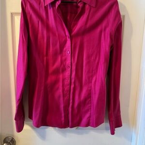 Foxcroft Fuchsia Button-Down Shirt
